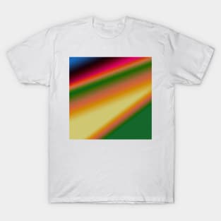 red blue green texture abstract T-Shirt